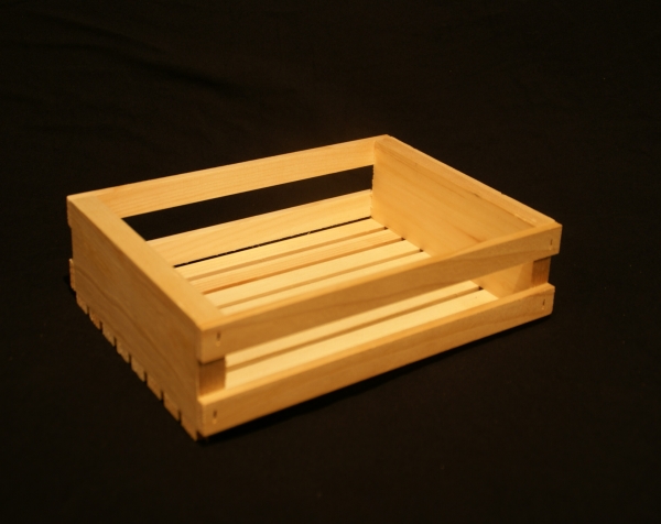 Open Top Custom Wood Crate